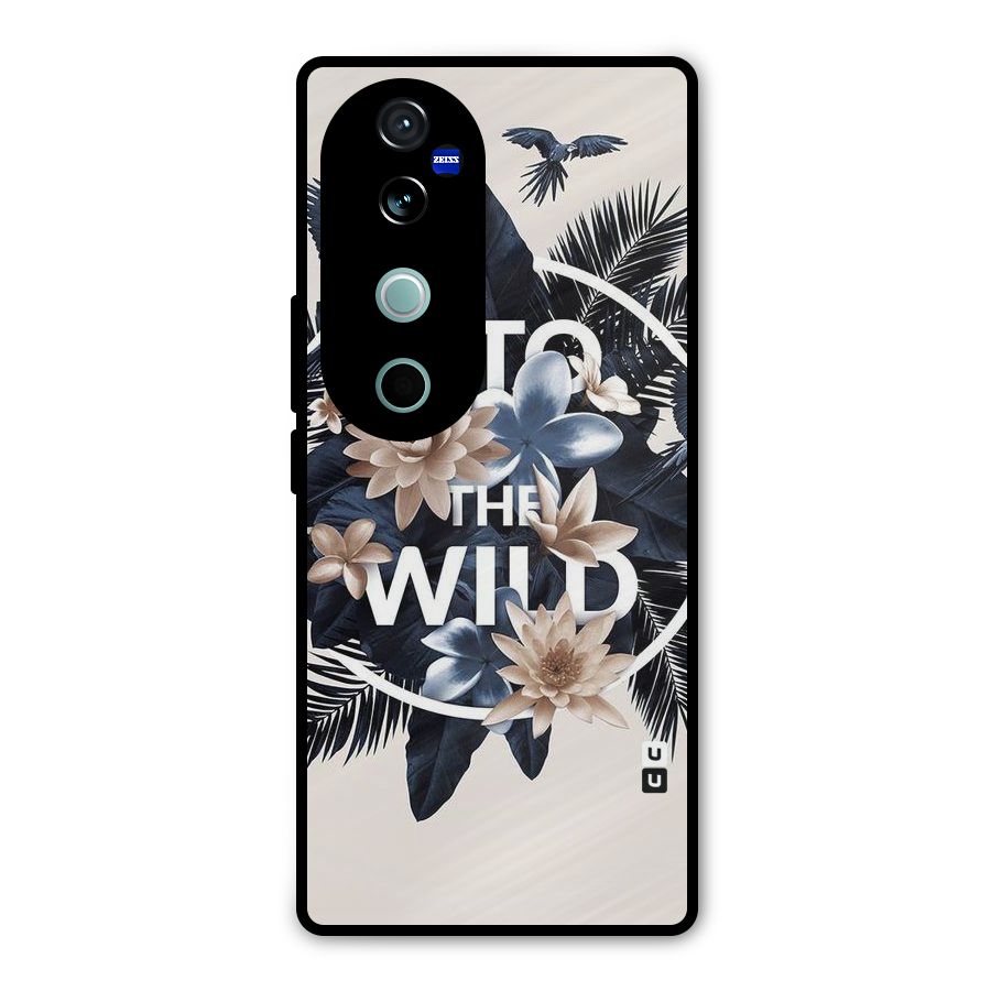 Into The Wild Blue Metal Back Case for Vivo V40 Pro