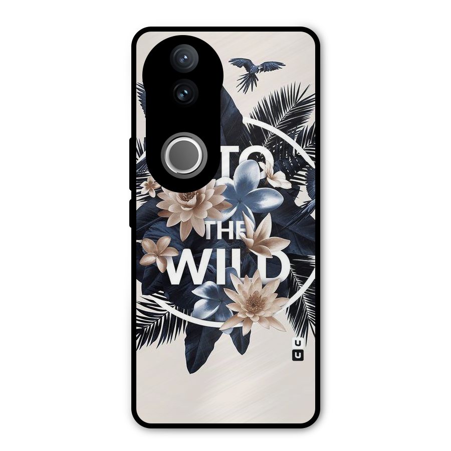Into The Wild Blue Metal Back Case for Vivo V50e