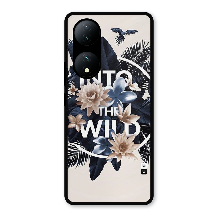 Into The Wild Blue Metal Back Case for Vivo Y100a