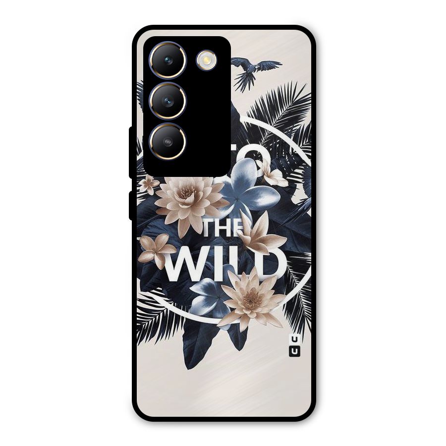 Into The Wild Blue Metal Back Case for Vivo Y200e
