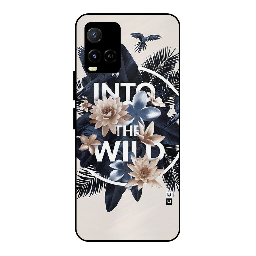 Into The Wild Blue Metal Back Case for Vivo Y21A