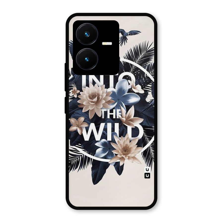 Into The Wild Blue Metal Back Case for Vivo Y22