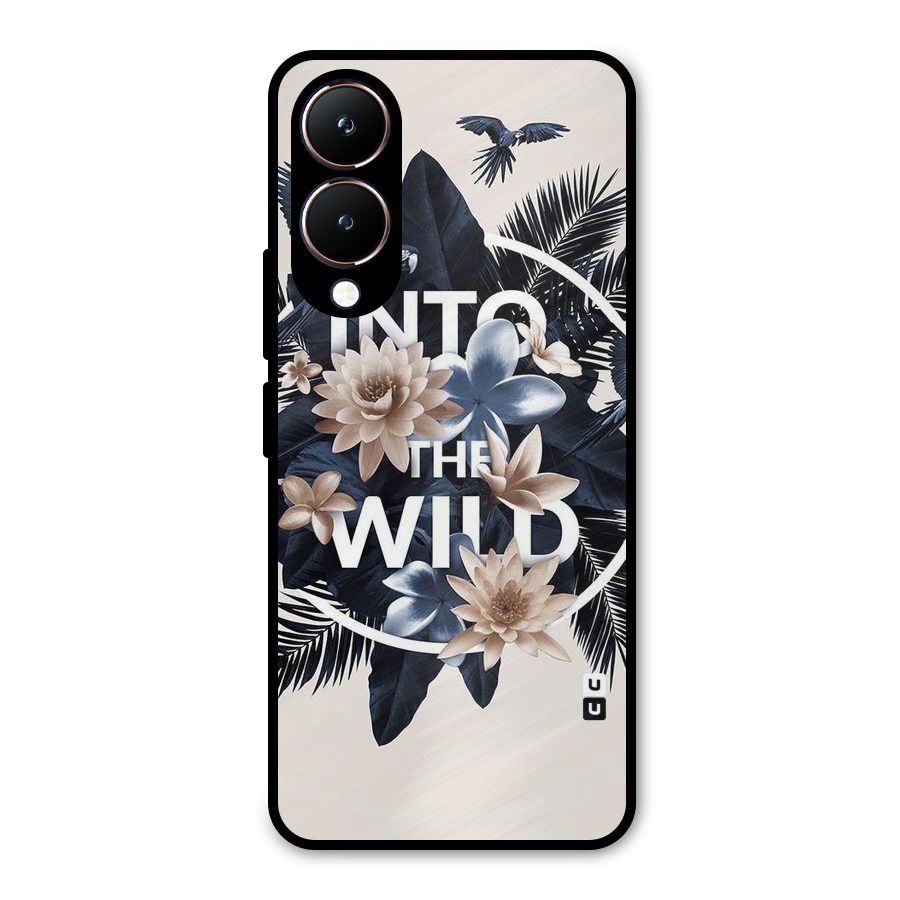 Into The Wild Blue Metal Back Case for Vivo Y28