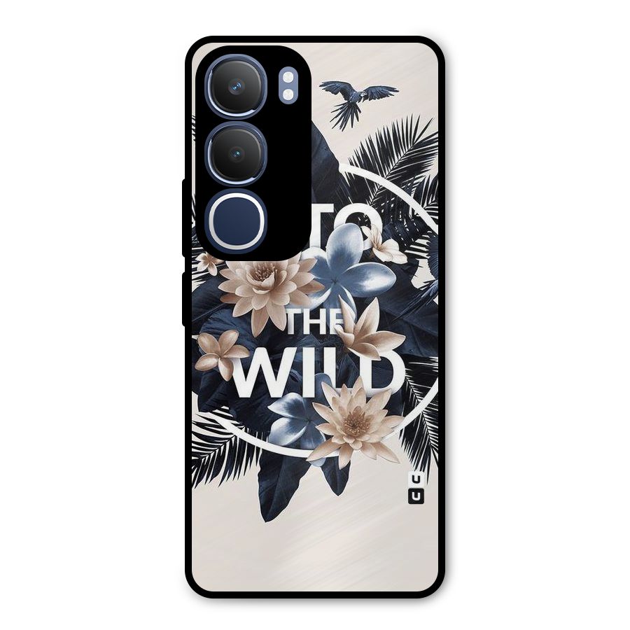 Into The Wild Blue Metal Back Case for Vivo Y29