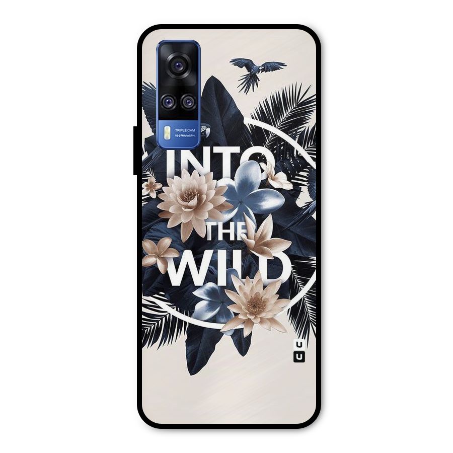 Into The Wild Blue Metal Back Case for Vivo Y31