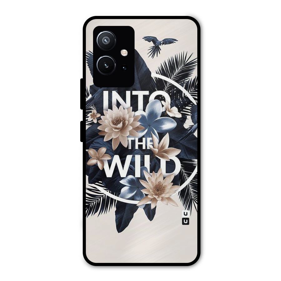 Into The Wild Blue Metal Back Case for Vivo Y75 5G