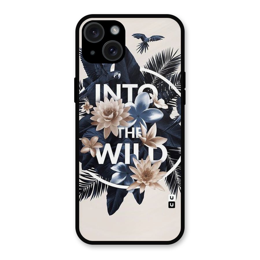 Into The Wild Blue Metal Back Case for iPhone 15 Plus