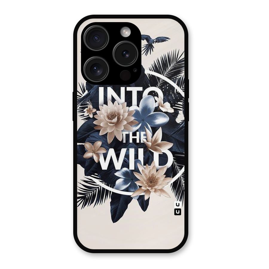 Into The Wild Blue Metal Back Case for iPhone 15 Pro