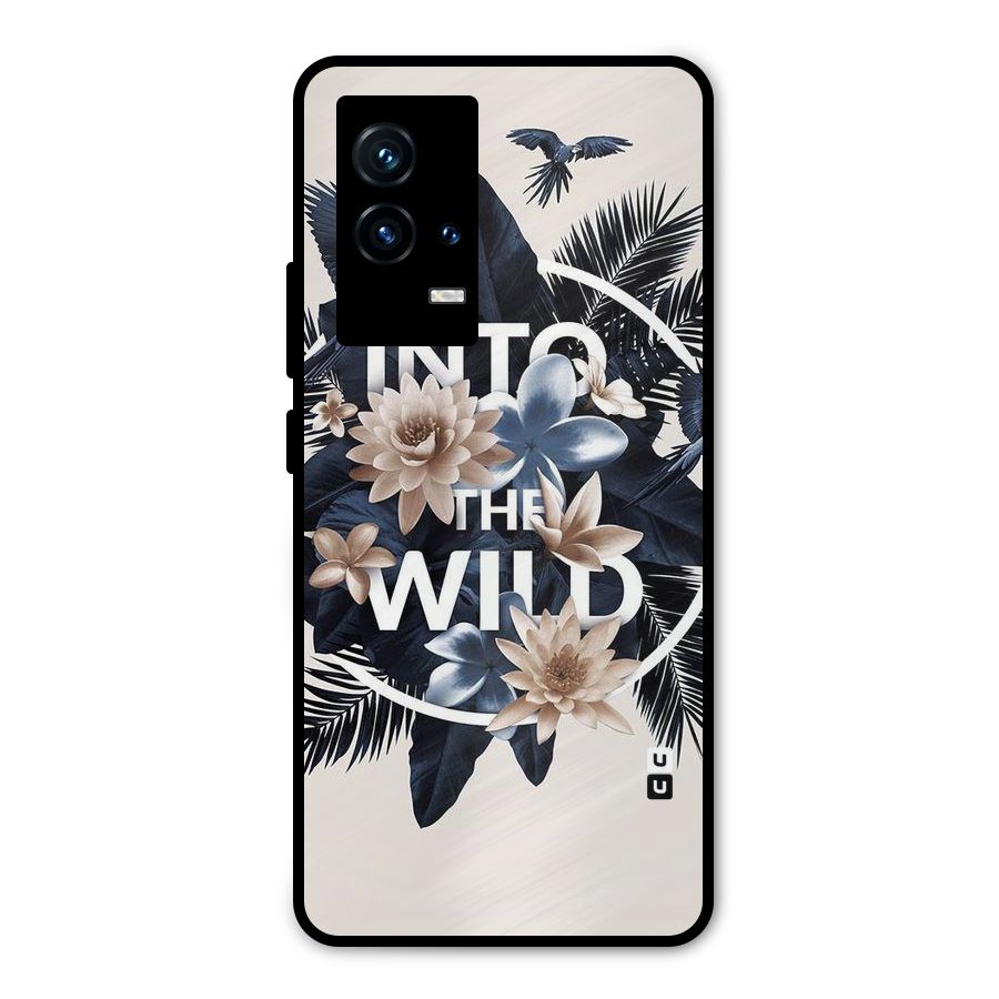 Into The Wild Blue Metal Back Case for iQOO 9 5G
