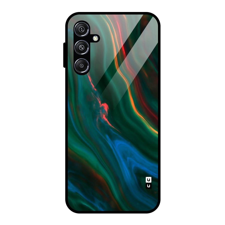 Inverse Marble Glass Back Case for Galaxy M34 5G