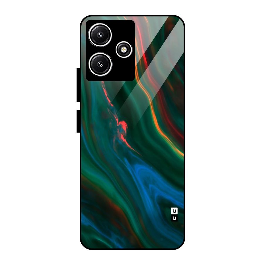 Inverse Marble Glass Back Case for Redmi 12 5G