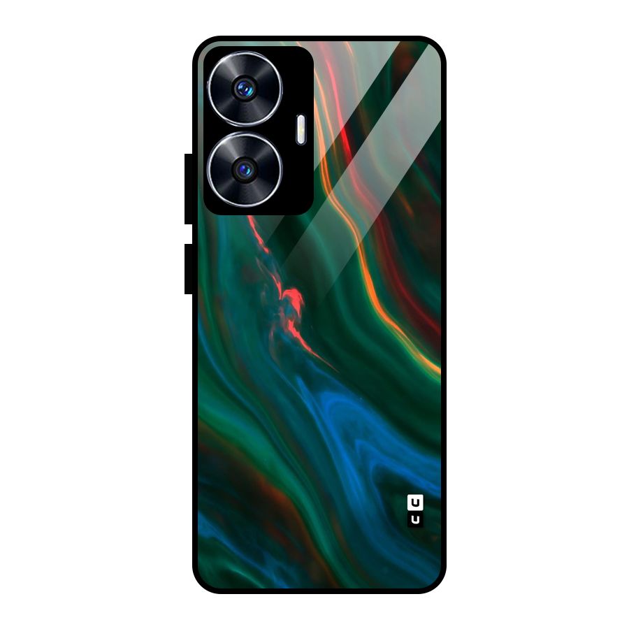 Inverse Marble Glass Back Case for realme C55