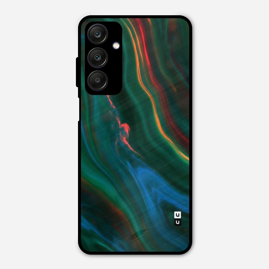 Inverse Marble Metal Back Case for Galaxy A25 5G