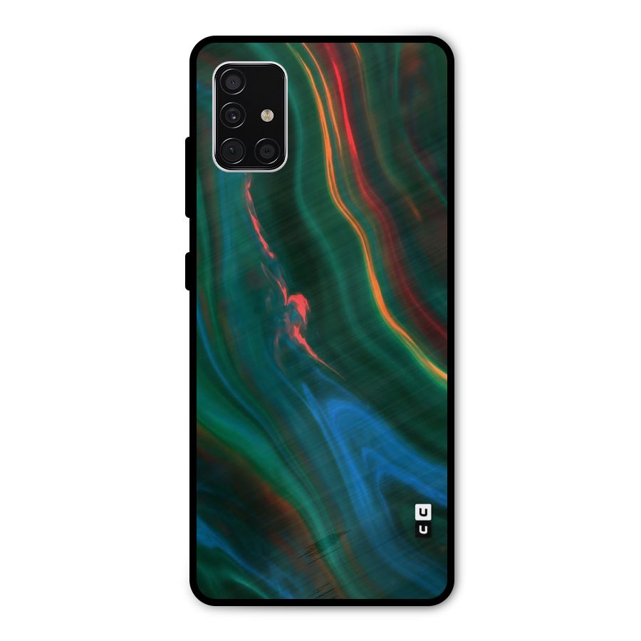 Inverse Marble Metal Back Case for Galaxy A51