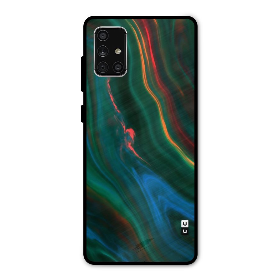 Inverse Marble Metal Back Case for Galaxy A71