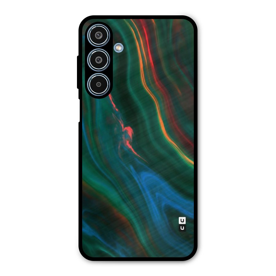 Inverse Marble Metal Back Case for Galaxy M35