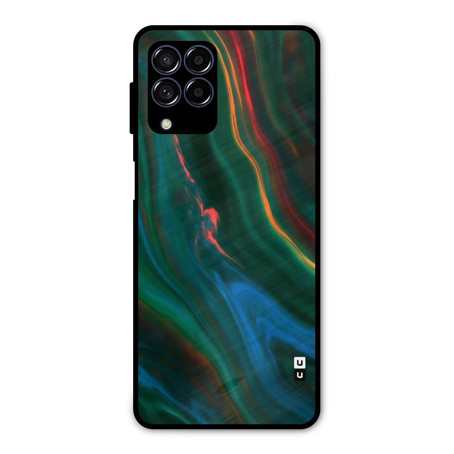 Inverse Marble Metal Back Case for Galaxy M53 5G