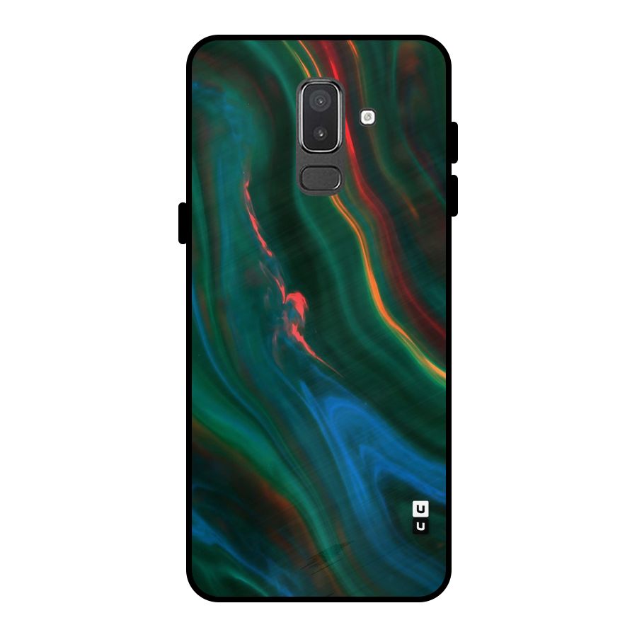 Inverse Marble Metal Back Case for Galaxy On8 (2018)