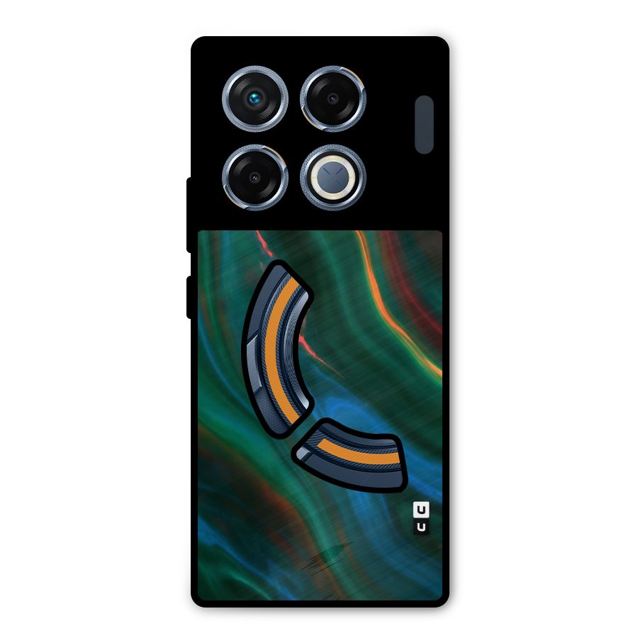 Inverse Marble Metal Back Case for Infinix GT 20 Pro