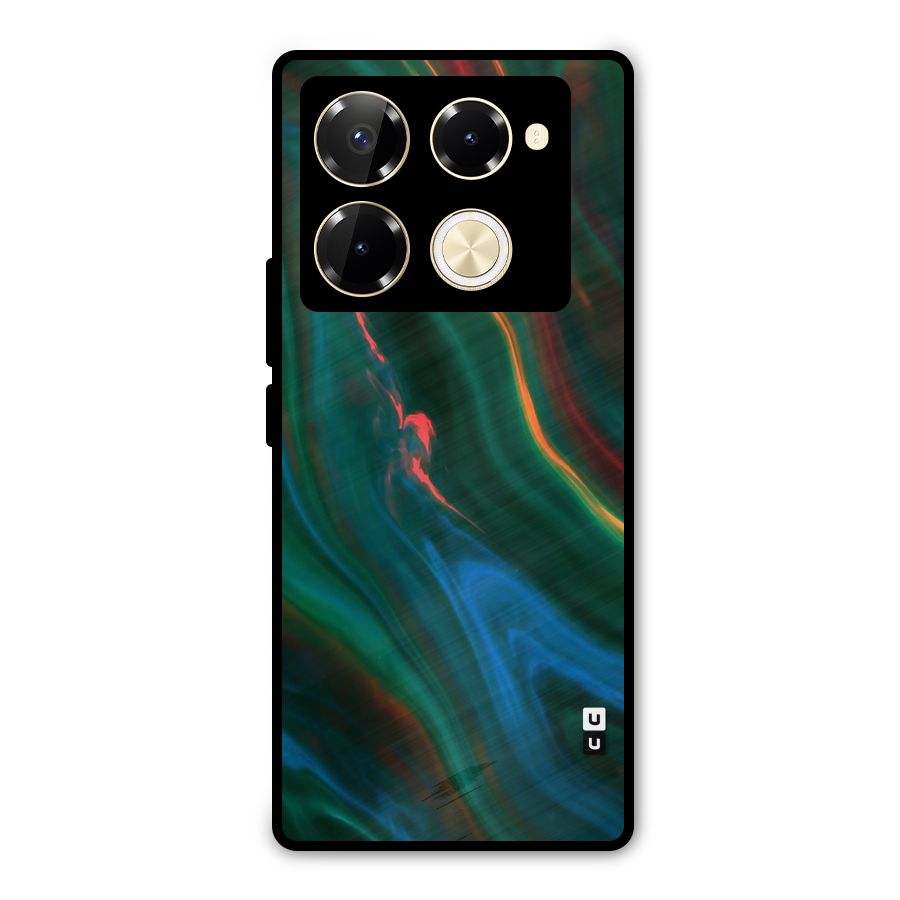 Inverse Marble Metal Back Case for Infinix Note 40 Pro
