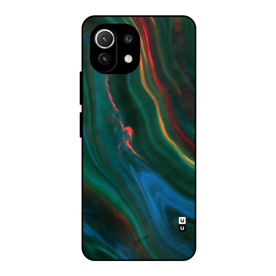 Inverse Marble Metal Back Case for Mi 11 Lite NE 5G