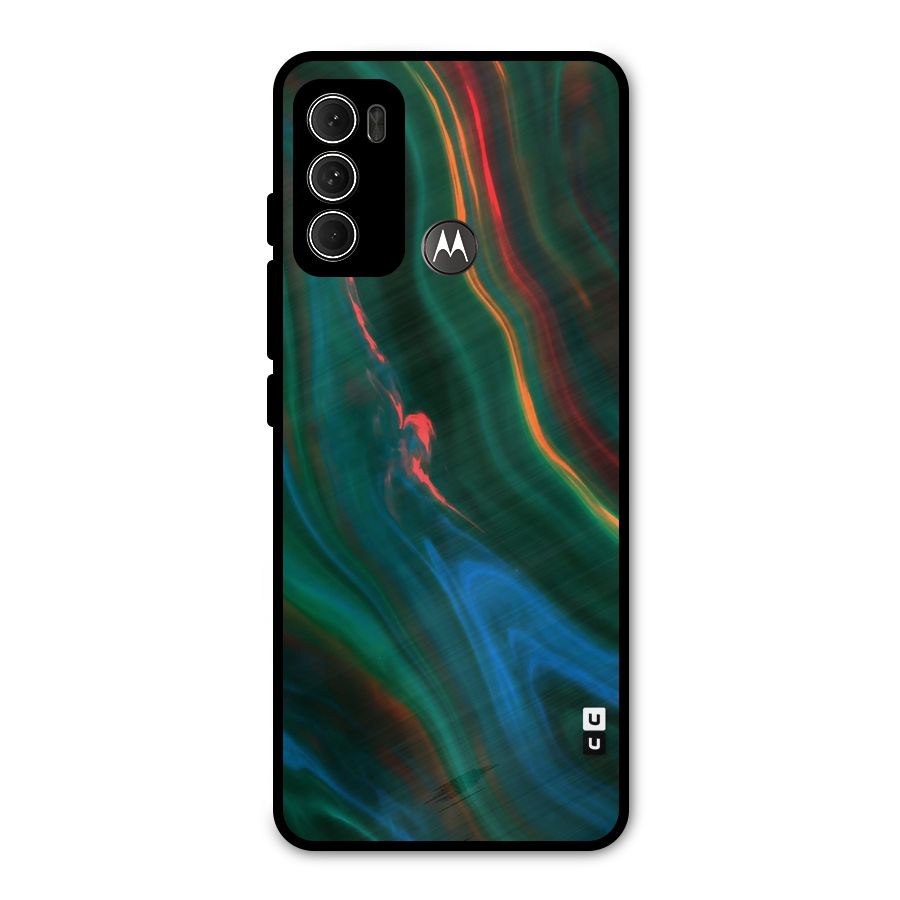 Inverse Marble Metal Back Case for Moto G60
