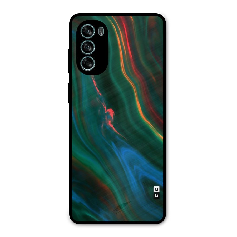Inverse Marble Metal Back Case for Moto G62