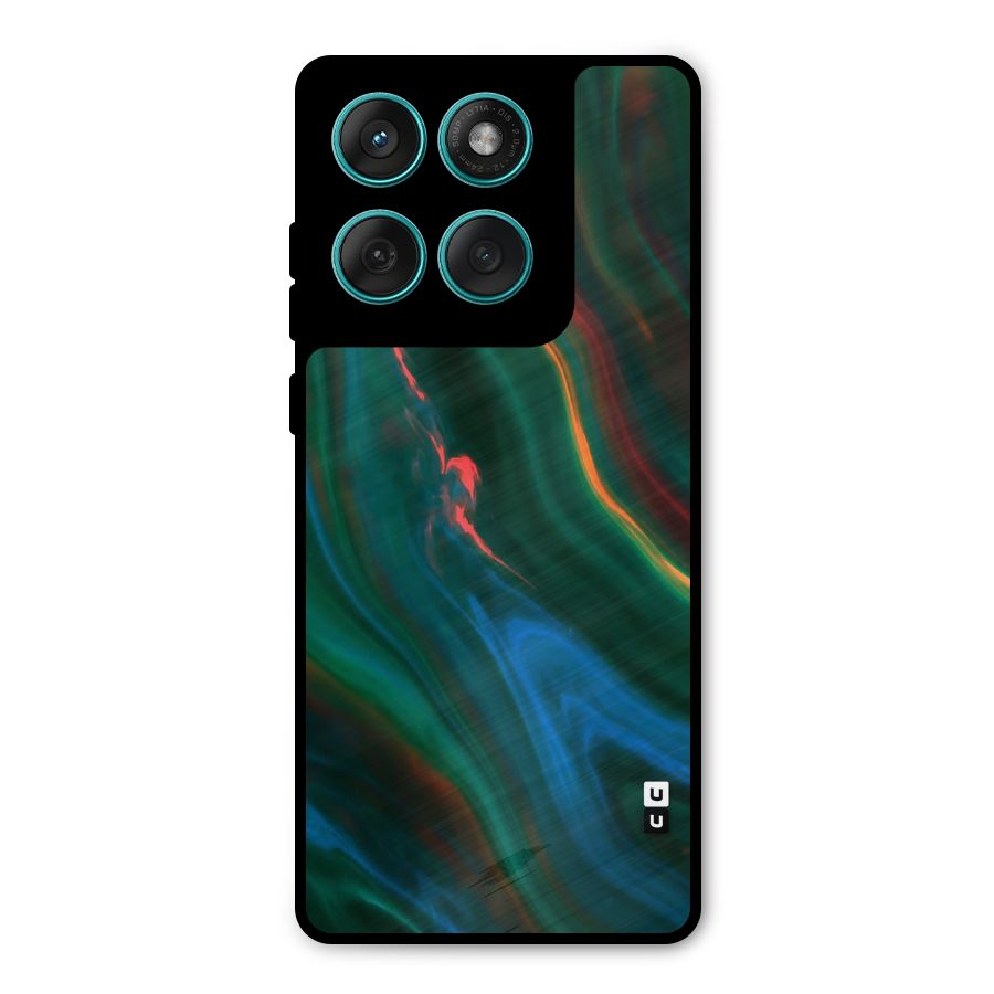 Inverse Marble Metal Back Case for Motorola Edge 60 Fusion