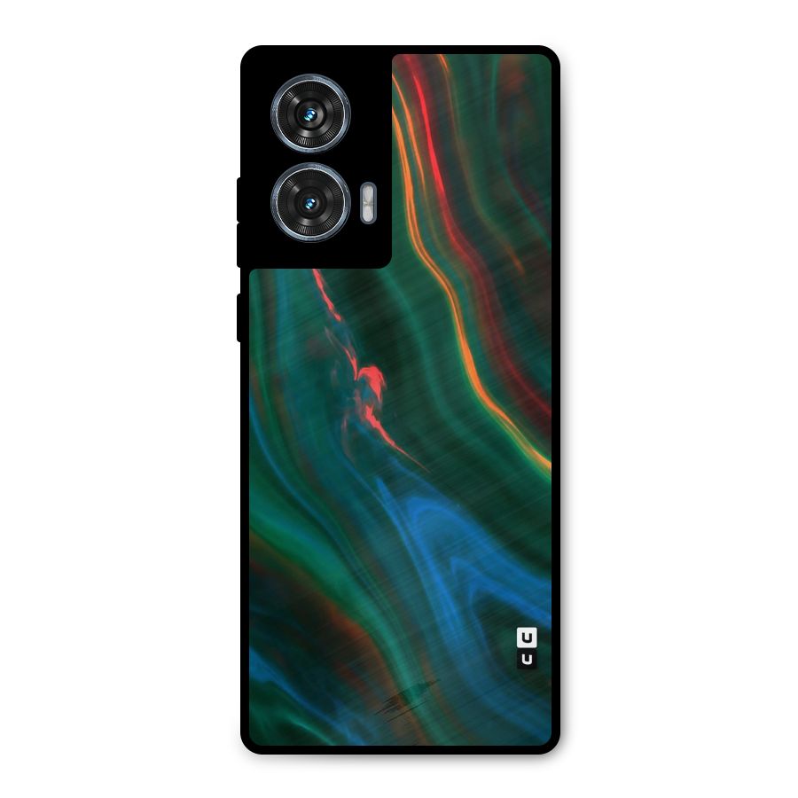 Inverse Marble Metal Back Case for Motorola G96
