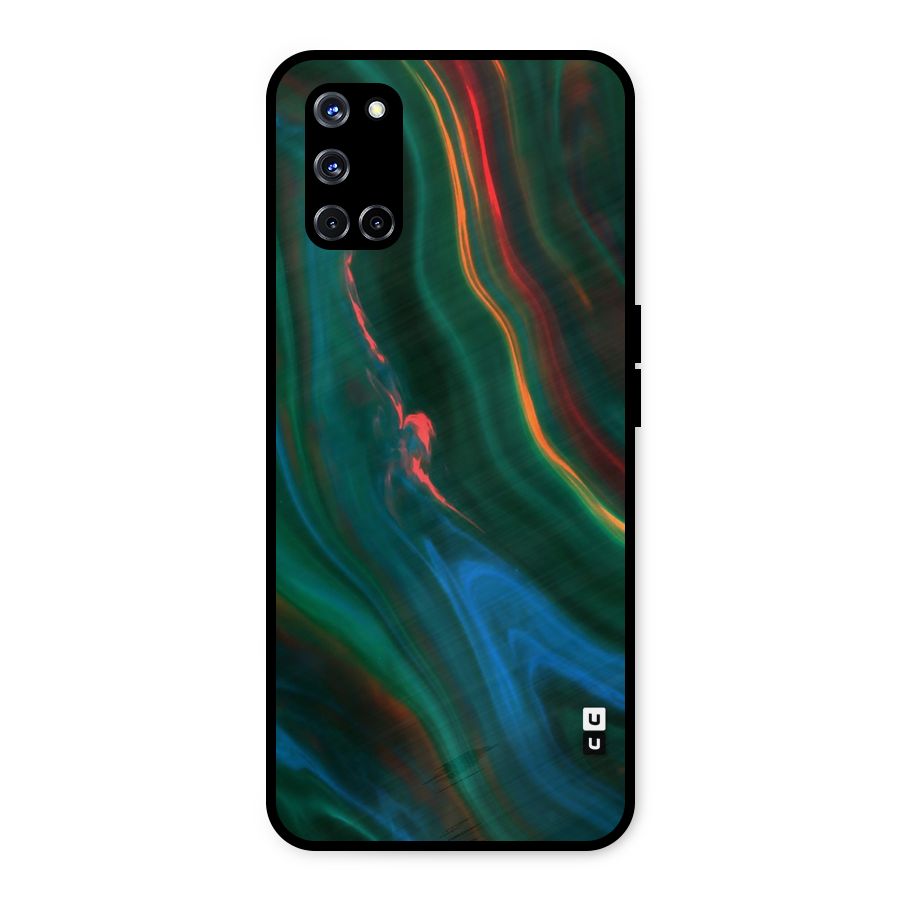 Inverse Marble Metal Back Case for Oppo A52