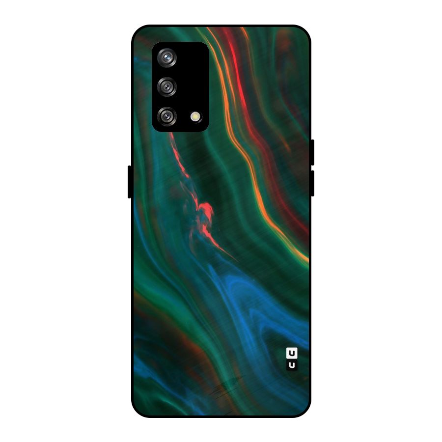 Inverse Marble Metal Back Case for Oppo F19