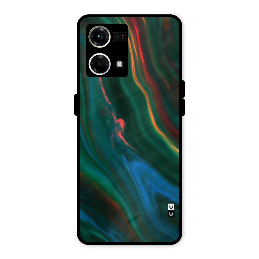 Inverse Marble Metal Back Case for Oppo F21s Pro 4G