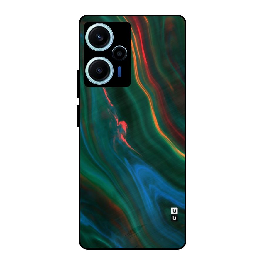 Inverse Marble Metal Back Case for Poco F5