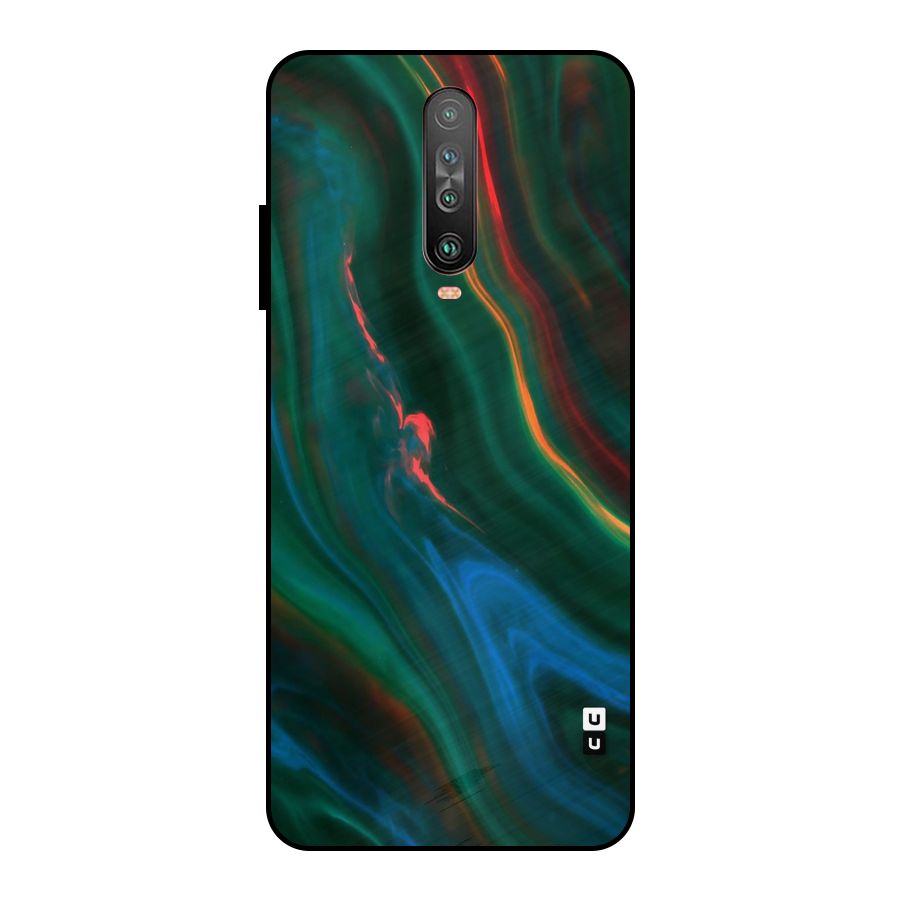 Inverse Marble Metal Back Case for Poco X2