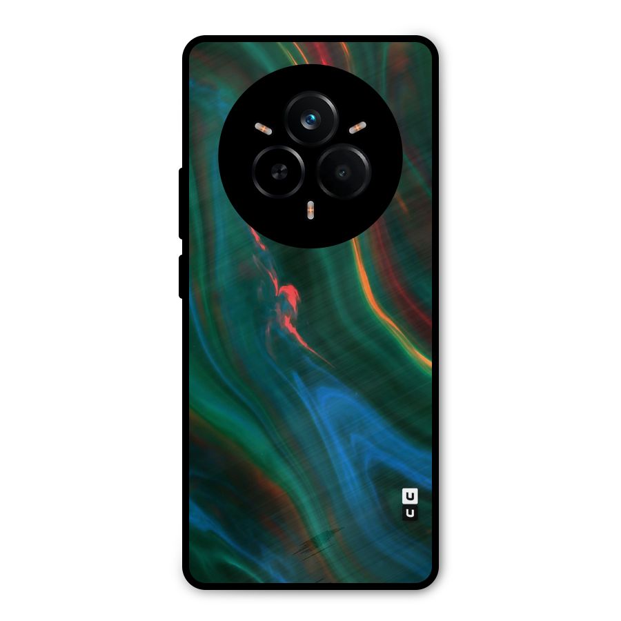 Inverse Marble Metal Back Case for Realme 14 Pro
