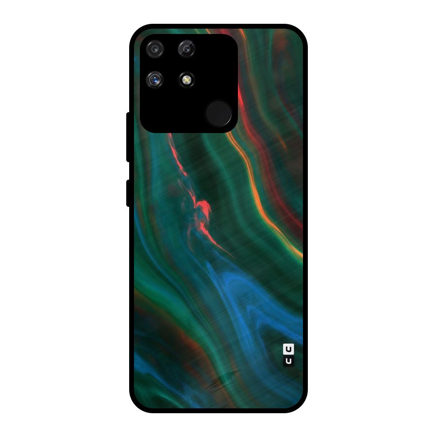 Inverse Marble Metal Back Case for Realme Narzo 50A