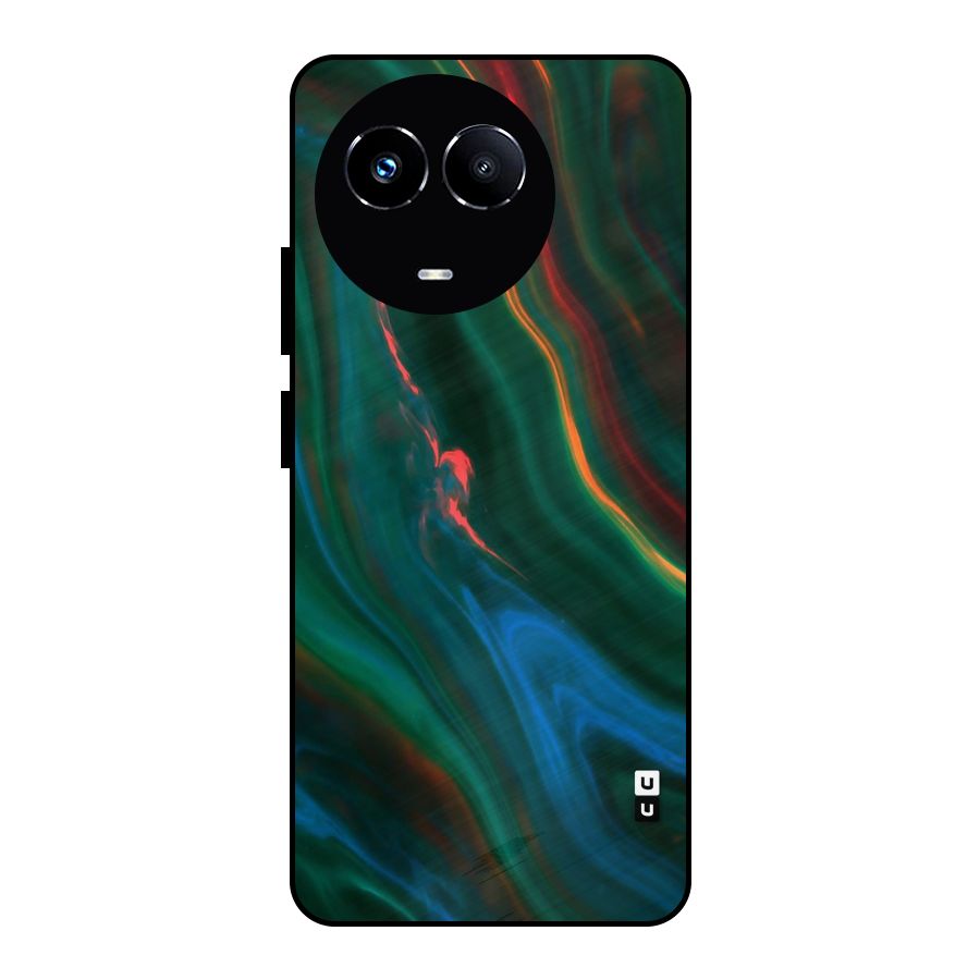 Inverse Marble Metal Back Case for Realme Narzo 60X