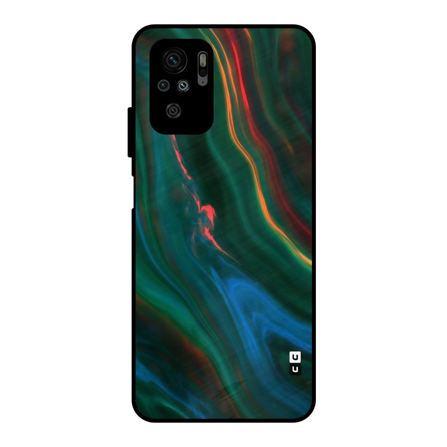 Inverse Marble Metal Back Case for Redmi Note 10S