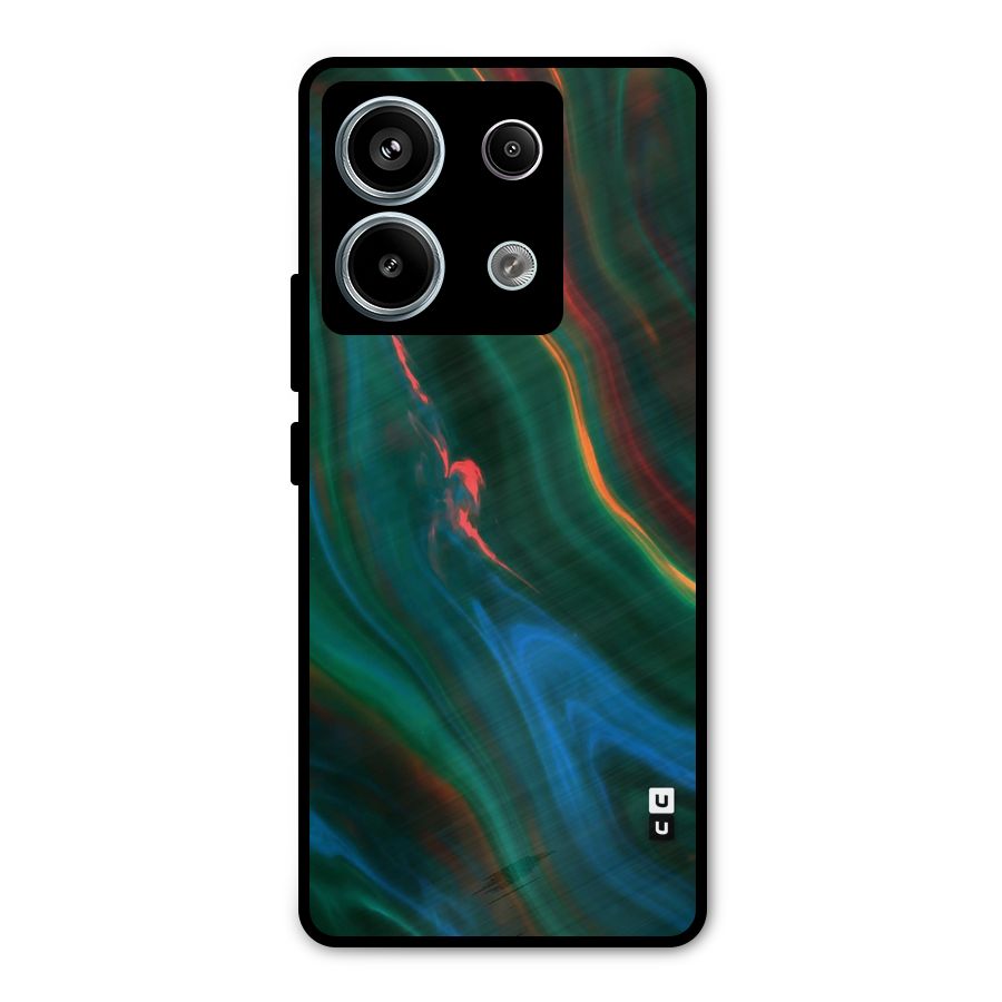 Inverse Marble Metal Back Case for Redmi Note 13 Pro 5G