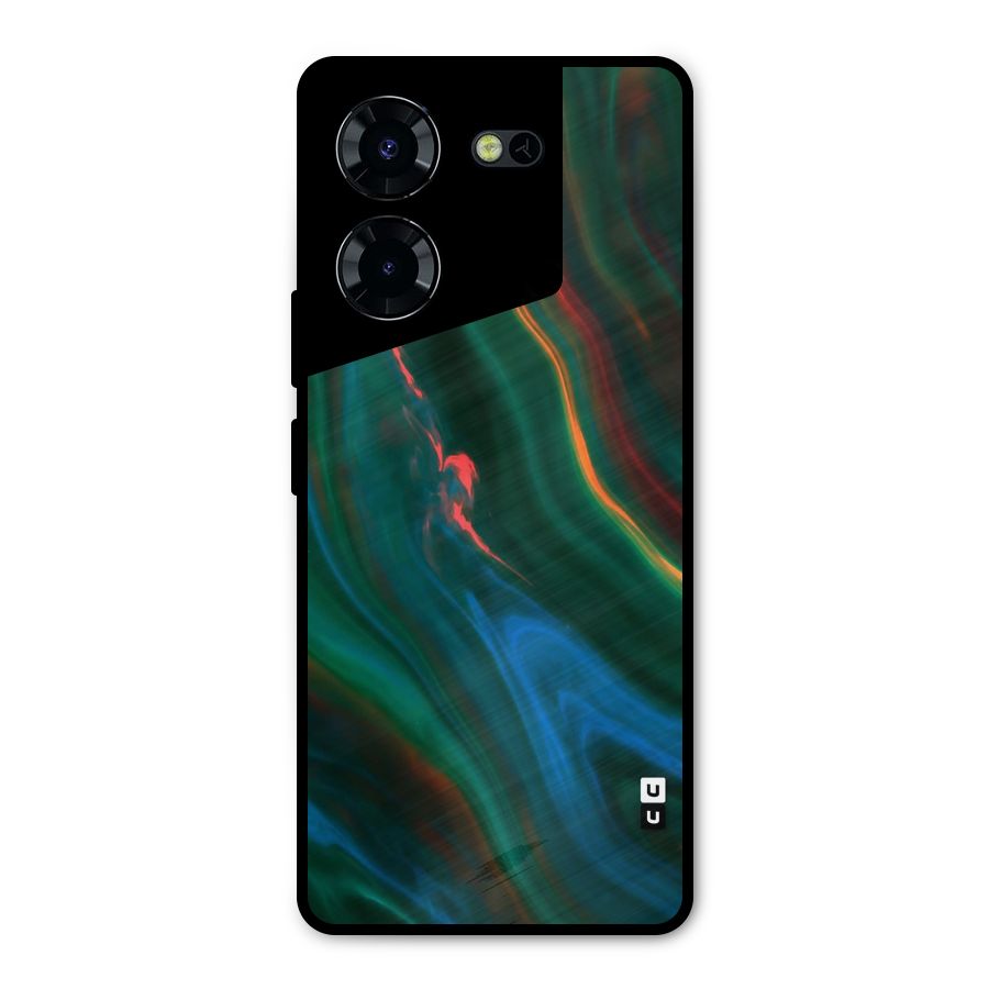 Inverse Marble Metal Back Case for Tecno Pova 5 Pro 5G