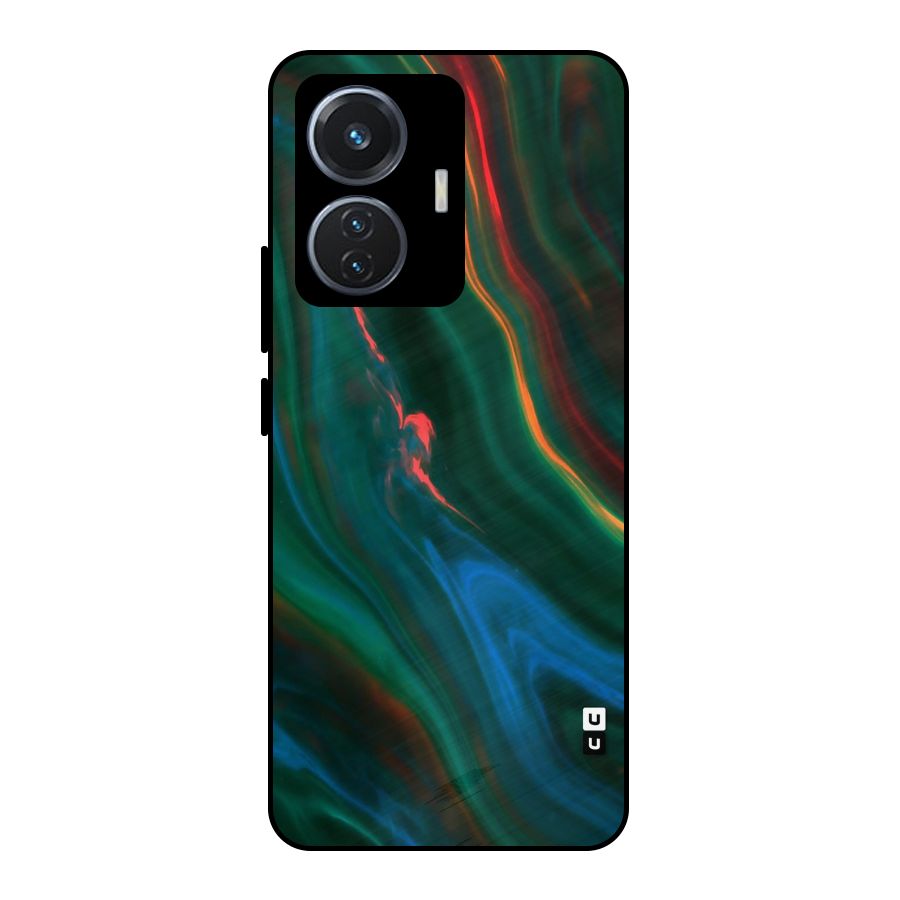 Inverse Marble Metal Back Case for Vivo T1 44W