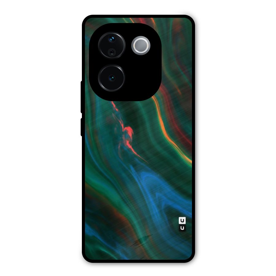 Inverse Marble Metal Back Case for Vivo T3 Pro