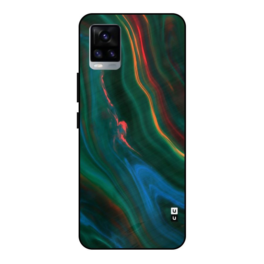 Inverse Marble Metal Back Case for Vivo V20