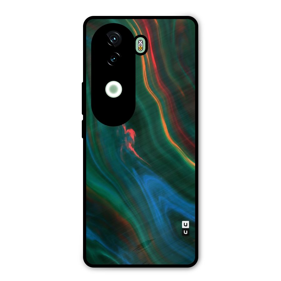 Inverse Marble Metal Back Case for Vivo V40e