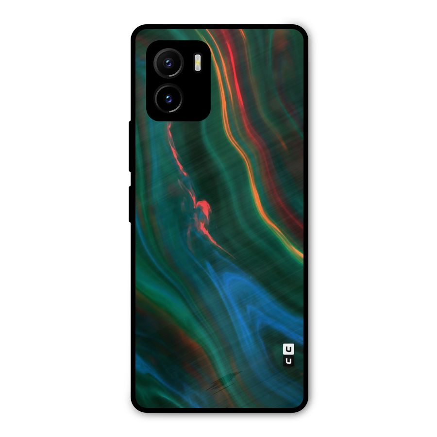 Inverse Marble Metal Back Case for Vivo Y15s