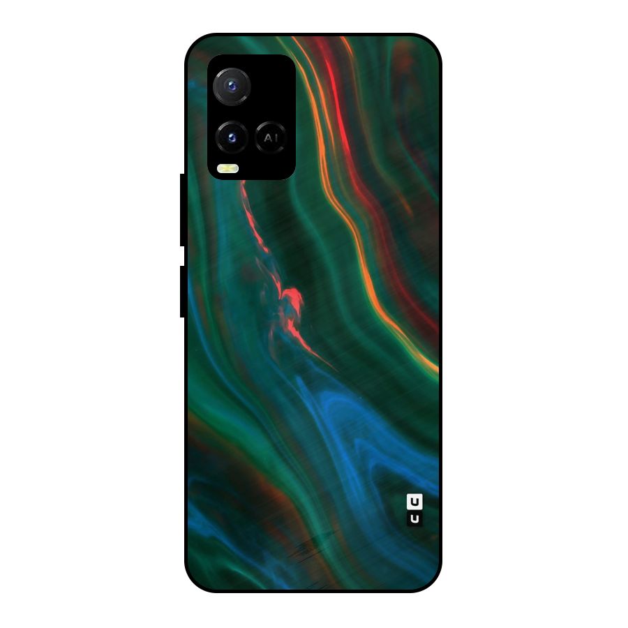 Inverse Marble Metal Back Case for Vivo Y21