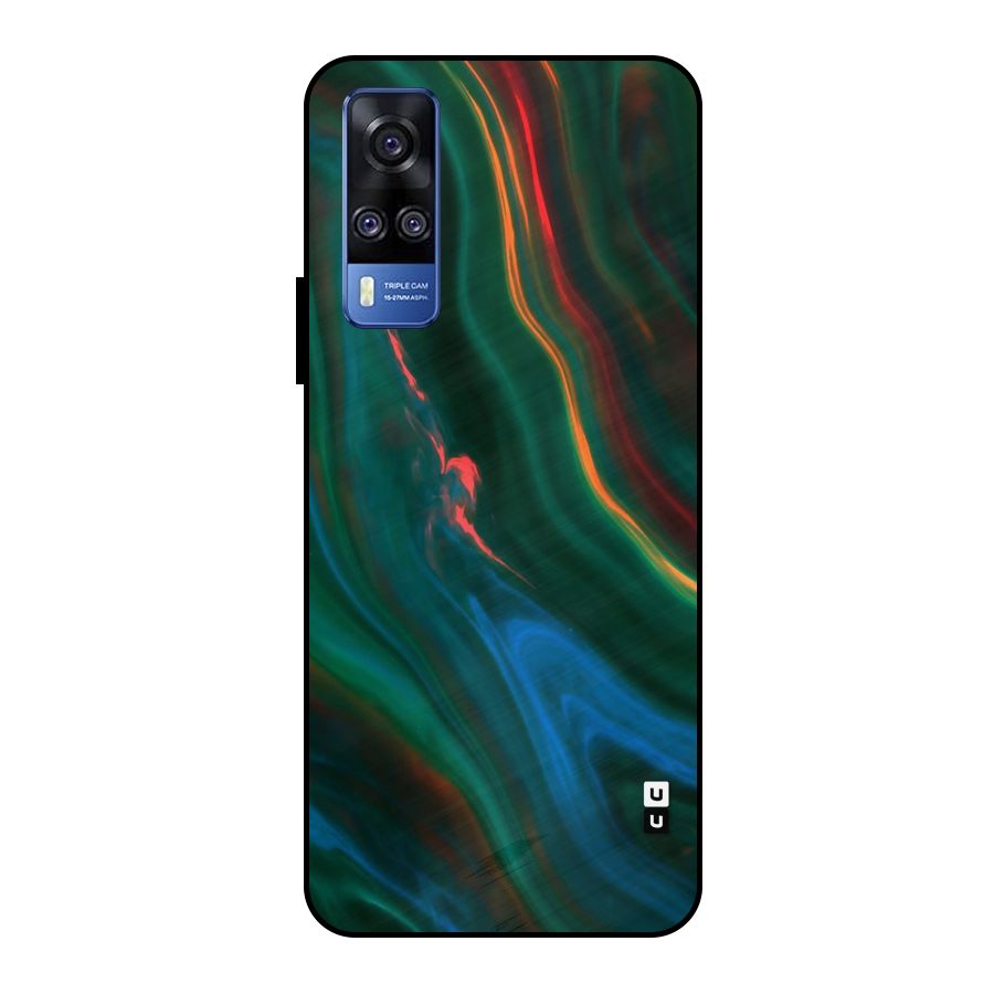 Inverse Marble Metal Back Case for Vivo Y51