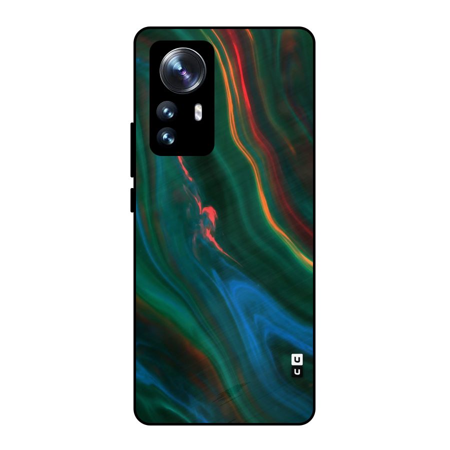 Inverse Marble Metal Back Case for Xiaomi 12 Pro