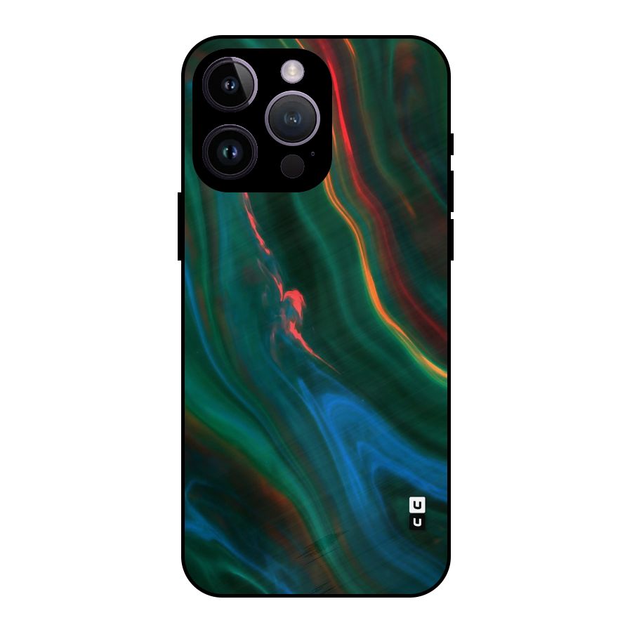 Inverse Marble Metal Back Case for iPhone 14 Pro Max