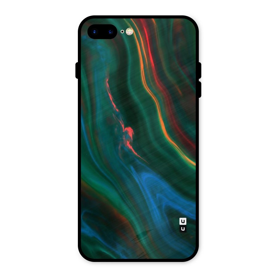 Inverse Marble Metal Back Case for iPhone 8 Plus